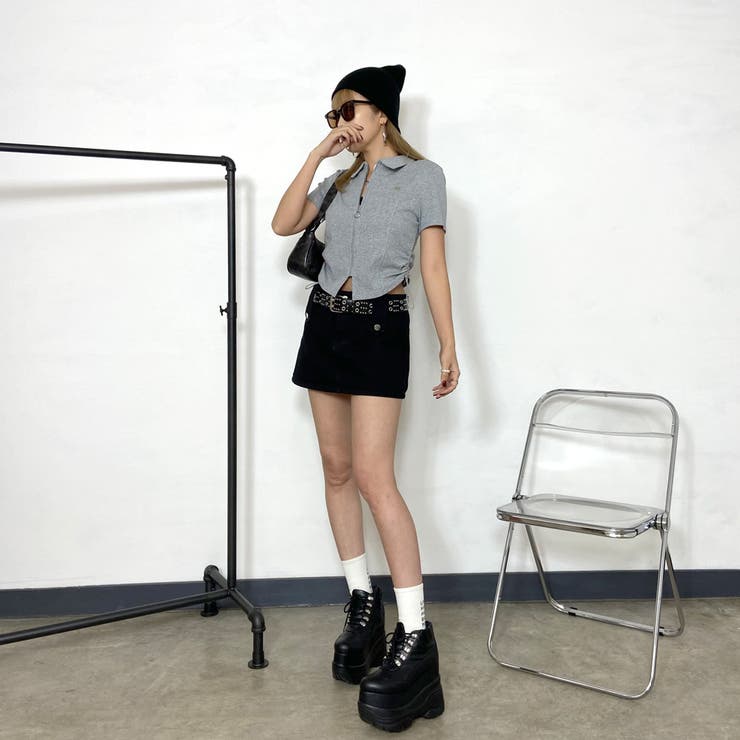 ZIPサイドドロストポロ | non-hedge  | 詳細画像2 