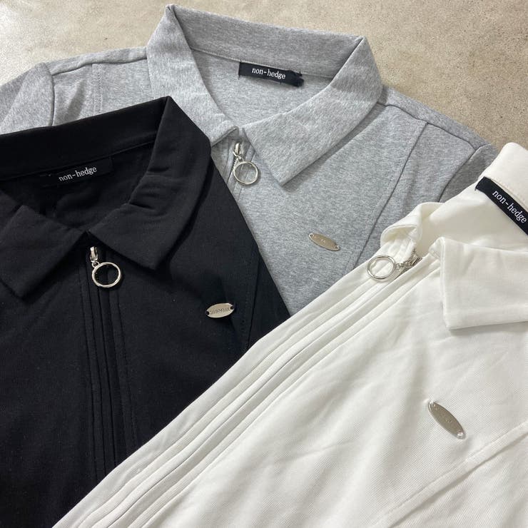 ZIPサイドドロストポロ | non-hedge  | 詳細画像24 
