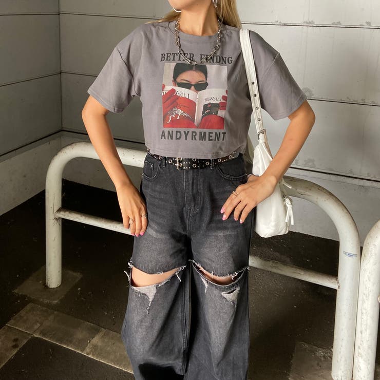 転写ショートTシャツ | non-hedge  | 詳細画像21 