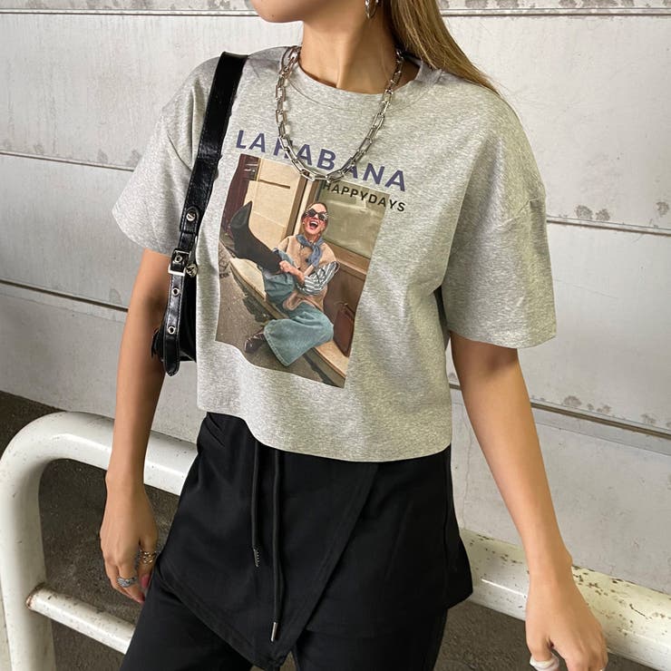 グレー | 転写ゆるTシャツ | non-hedge 