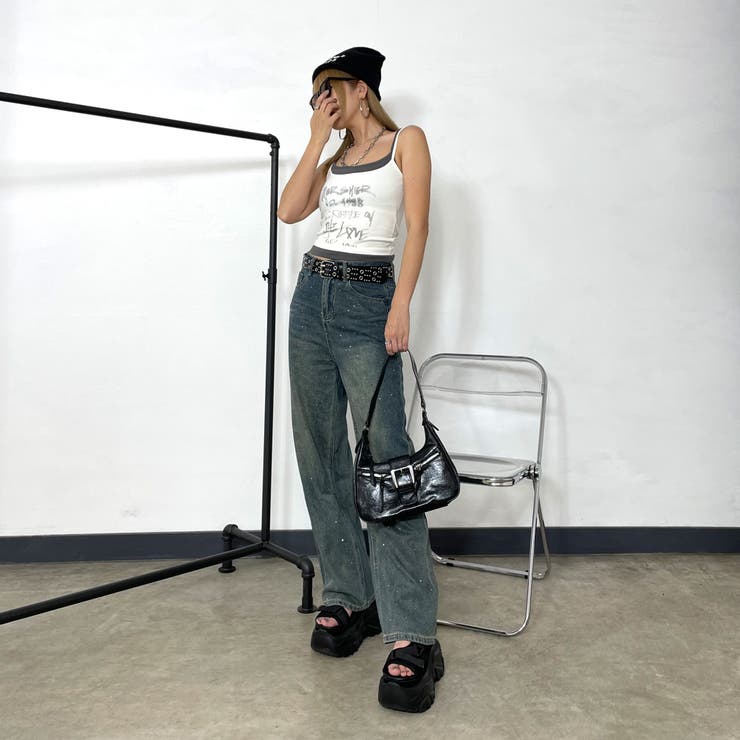 アンサンブル風ロゴタンクトップ | non-hedge  | 詳細画像14 