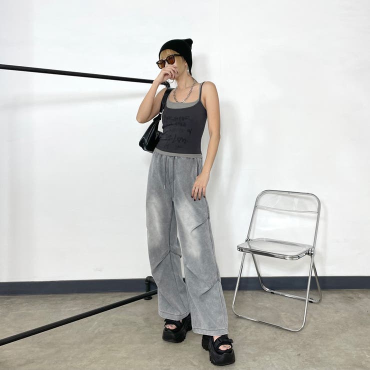 アンサンブル風ロゴタンクトップ | non-hedge  | 詳細画像17 