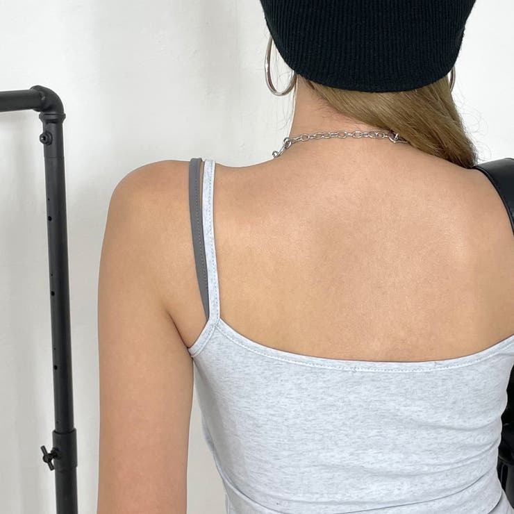 アンサンブル風ロゴタンクトップ | non-hedge  | 詳細画像7 