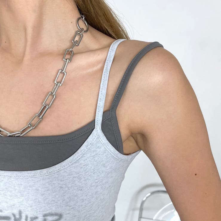 アンサンブル風ロゴタンクトップ | non-hedge  | 詳細画像8 