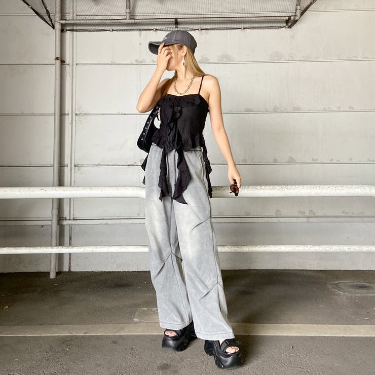 ダメージフリルアシメキャミソール | non-hedge  | 詳細画像9 