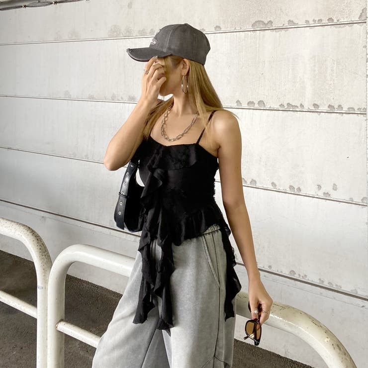 ダメージフリルアシメキャミソール | non-hedge  | 詳細画像10 