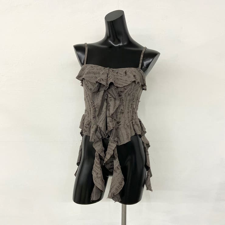 ダメージフリルアシメキャミソール | non-hedge  | 詳細画像15 