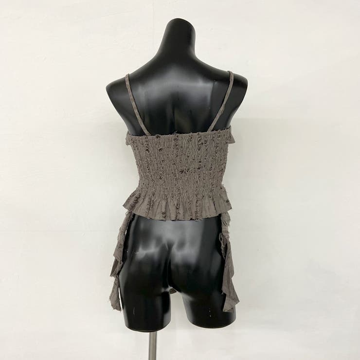 ダメージフリルアシメキャミソール | non-hedge  | 詳細画像17 