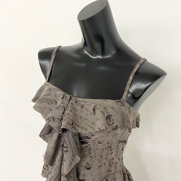 ダメージフリルアシメキャミソール | non-hedge  | 詳細画像18 