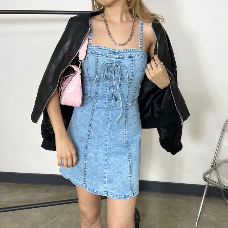 デニムスピンドルキャミワンピース | non-hedge  | 詳細画像16 