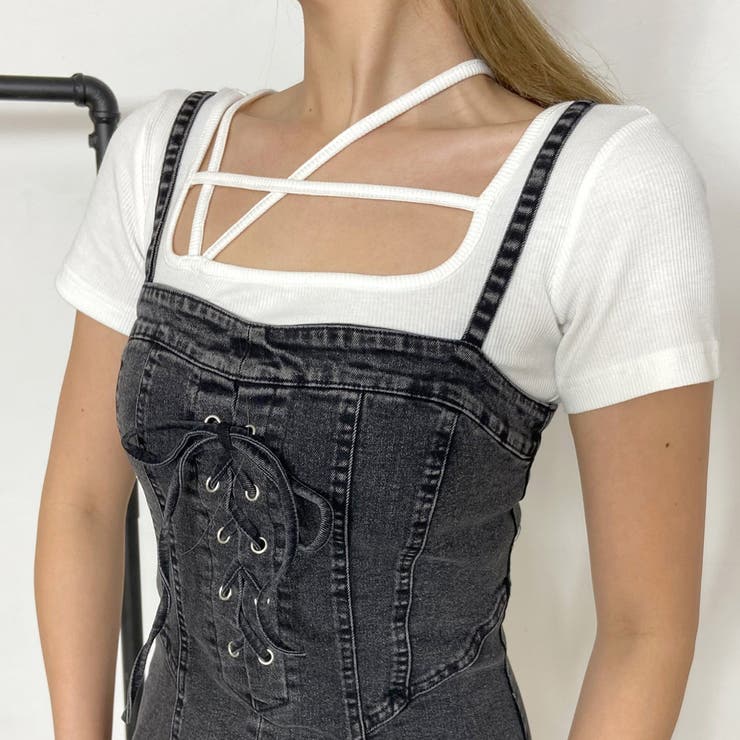 デニムスピンドルキャミワンピース | non-hedge  | 詳細画像7 