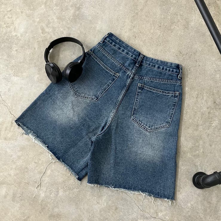 デニムダメージハーフパンツ[品番：NHGW0005575]｜non-hedge