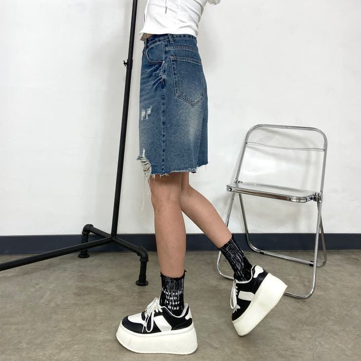 Amazon | [ShuMing]ショートパンツ メンズ デニム ダメージ
