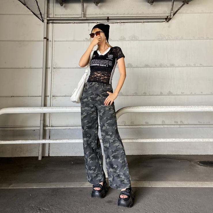 レースロゴショートTシャツ | non-hedge  | 詳細画像14 