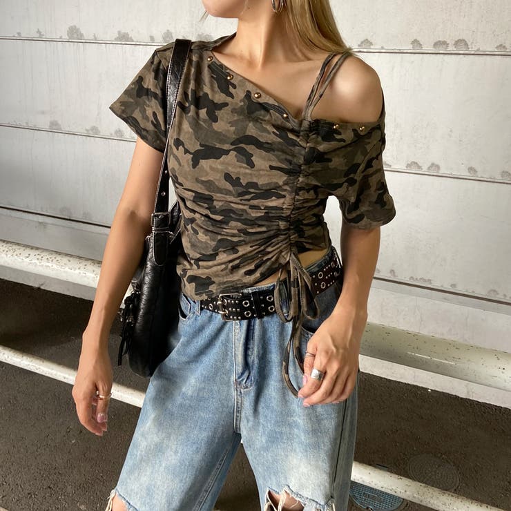 リベットワンショルダートップス | non-hedge  | 詳細画像12 