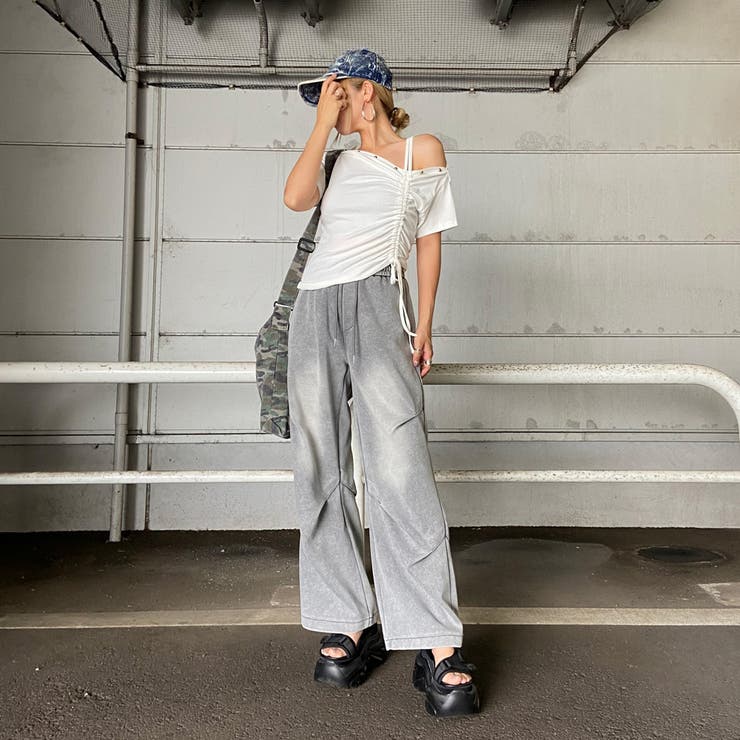 リベットワンショルダートップス | non-hedge  | 詳細画像2 