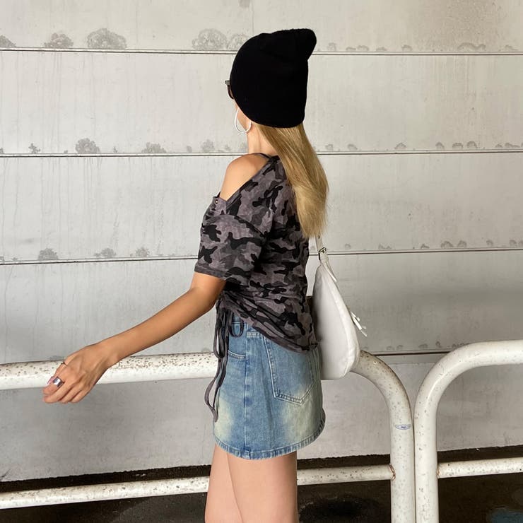 リベットワンショルダートップス | non-hedge  | 詳細画像17 