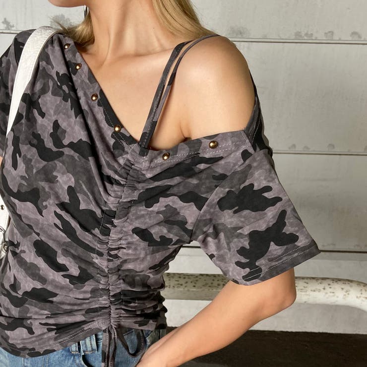 リベットワンショルダートップス | non-hedge  | 詳細画像25 