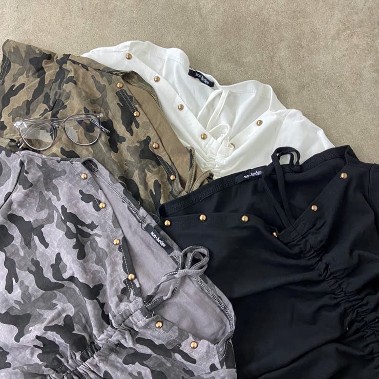 リベットワンショルダートップス | non-hedge  | 詳細画像30 