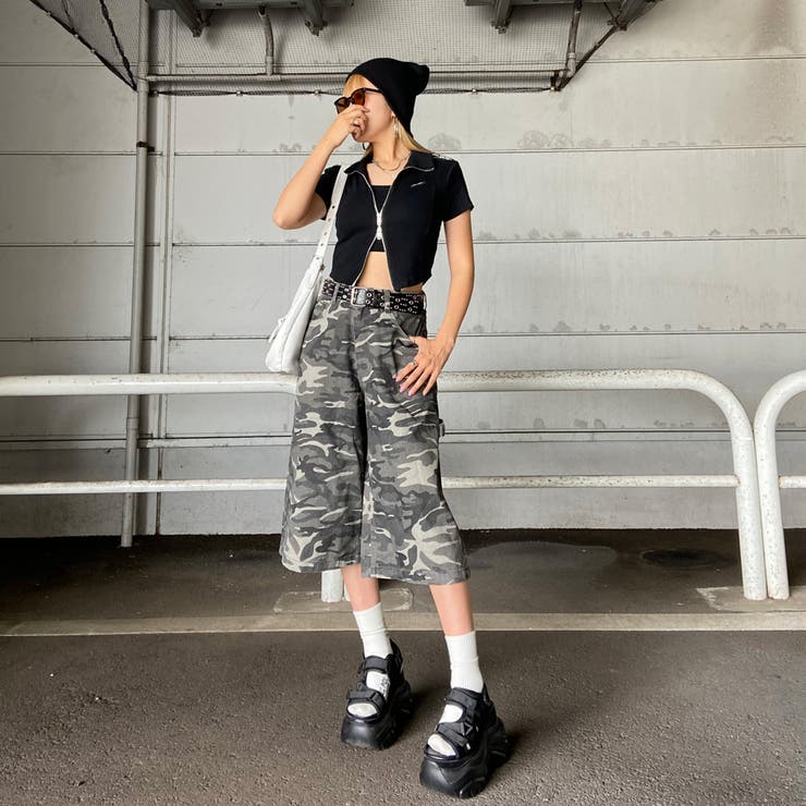 迷彩ハーフパンツ[品番：NHGW0005872]｜non-hedge （ノンヘッジ