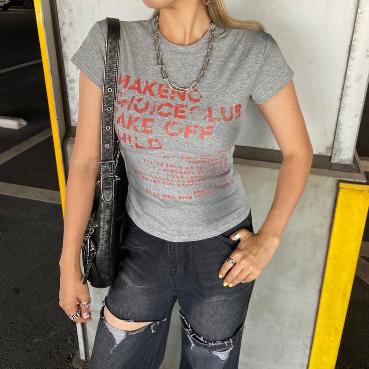 ロゴムラプリントTシャツ | non-hedge  | 詳細画像1 