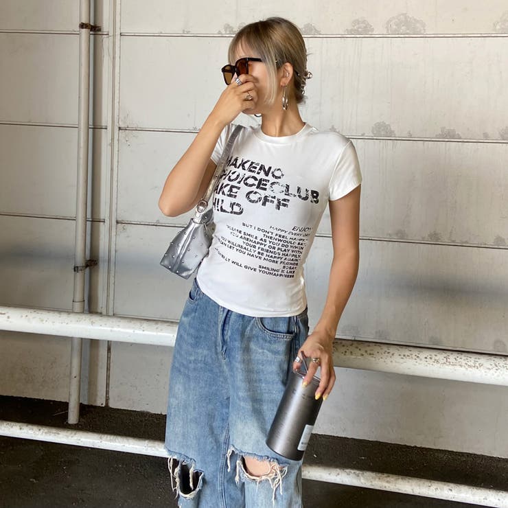 ロゴムラプリントTシャツ | non-hedge  | 詳細画像11 