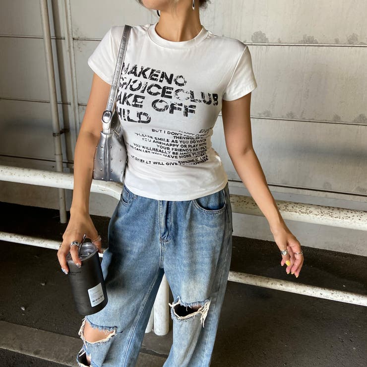 ロゴムラプリントTシャツ | non-hedge  | 詳細画像13 