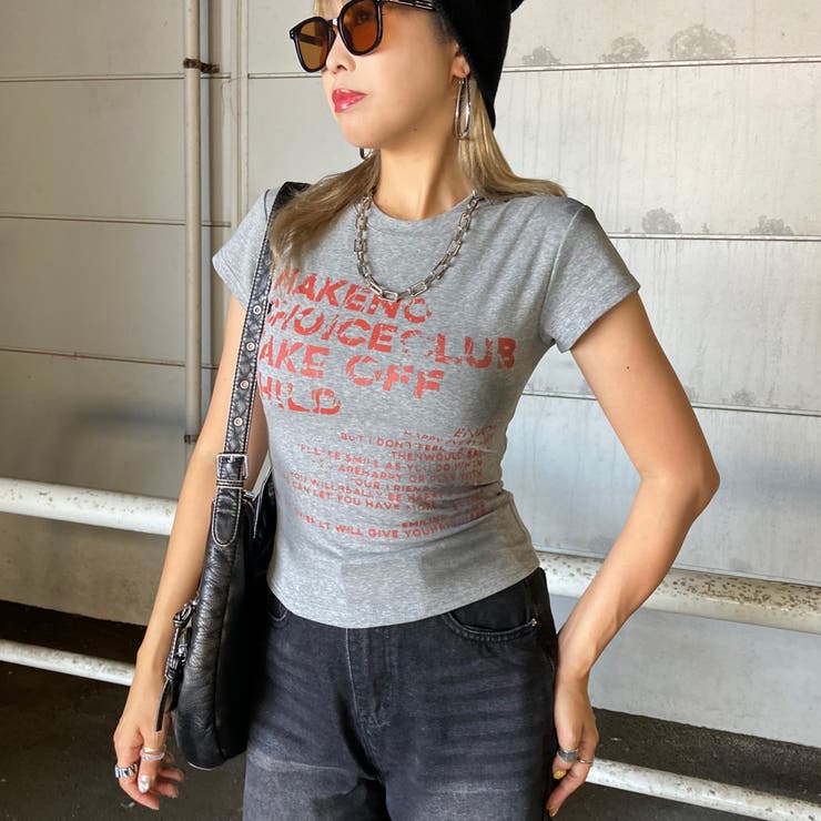 ロゴムラプリントTシャツ | non-hedge  | 詳細画像3 