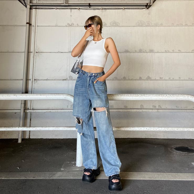 シルバープレートリブタンクトップ | non-hedge  | 詳細画像11 