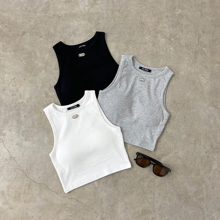 シルバープレートリブタンクトップ | non-hedge  | 詳細画像24 