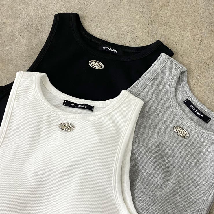 シルバープレートリブタンクトップ | non-hedge  | 詳細画像25 