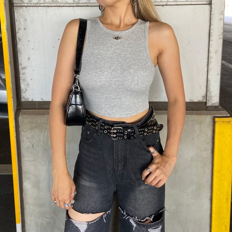 シルバープレートリブタンクトップ | non-hedge  | 詳細画像6 