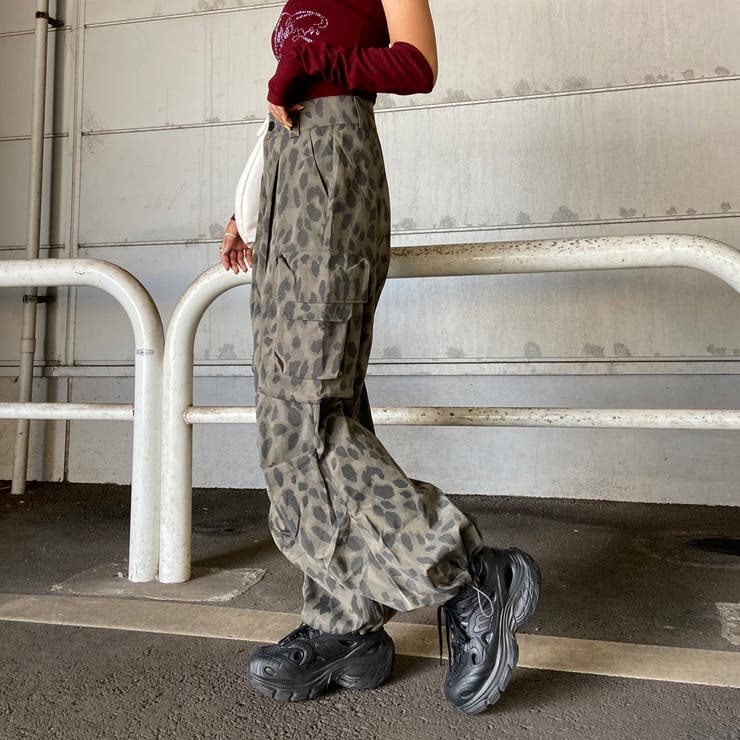 ヒョウ柄ワイドパンツ | non-hedge  | 詳細画像11 