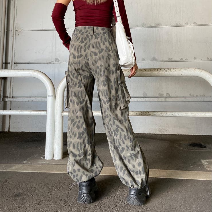 ヒョウ柄ワイドパンツ | non-hedge  | 詳細画像12 