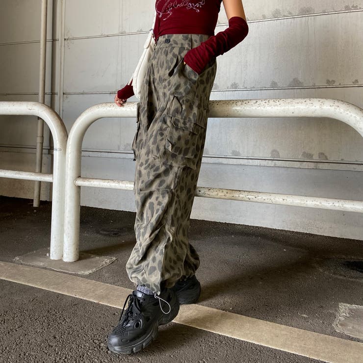 ヒョウ柄ワイドパンツ | non-hedge  | 詳細画像15 