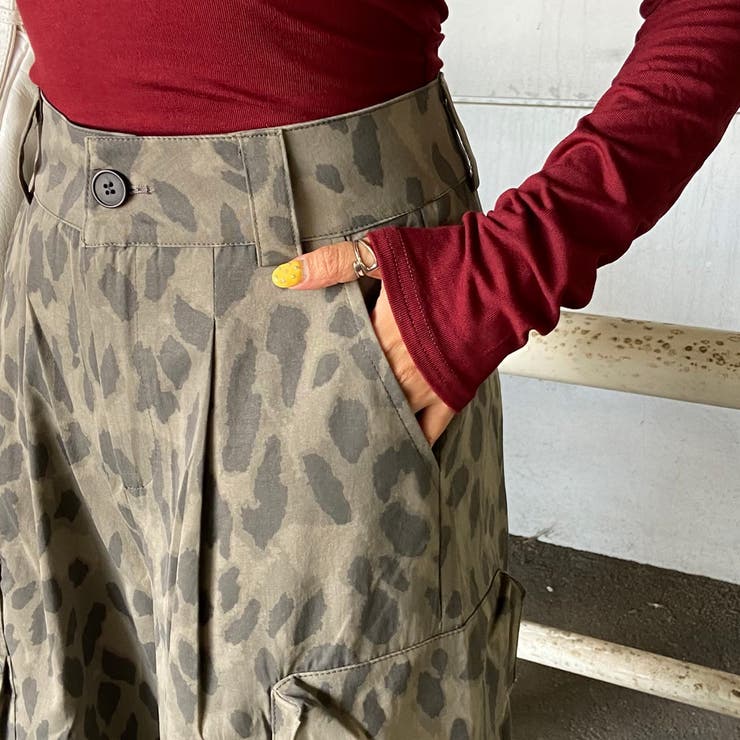 ヒョウ柄ワイドパンツ | non-hedge  | 詳細画像19 