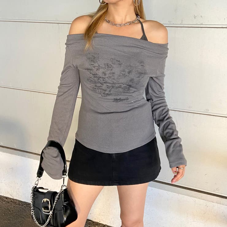 オフショルアンサンブル風トップス | non-hedge  | 詳細画像1 