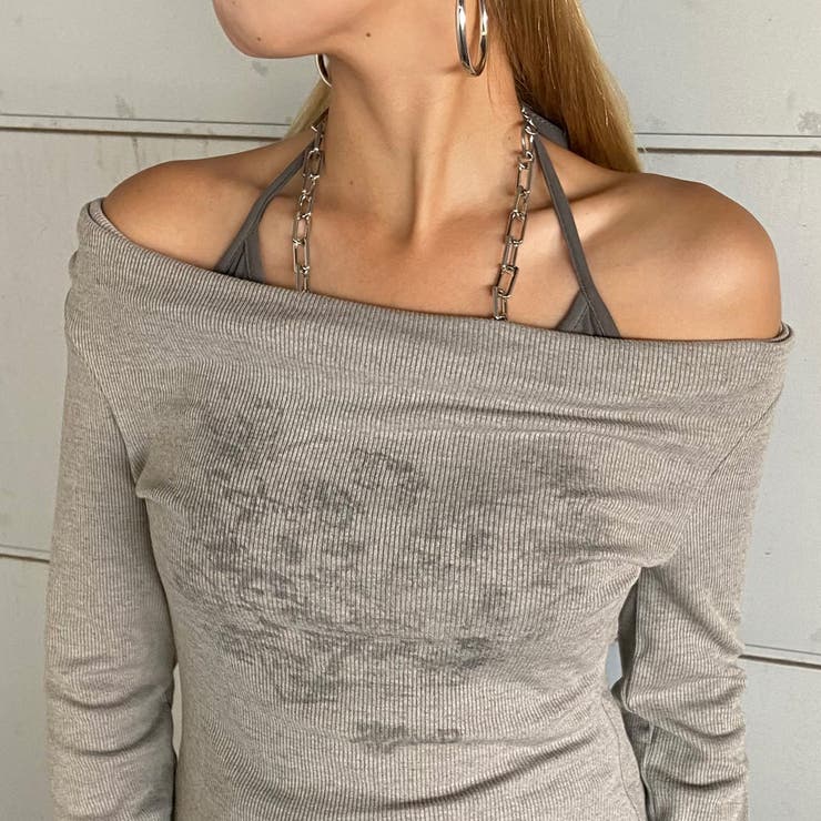 オフショルアンサンブル風トップス | non-hedge  | 詳細画像11 