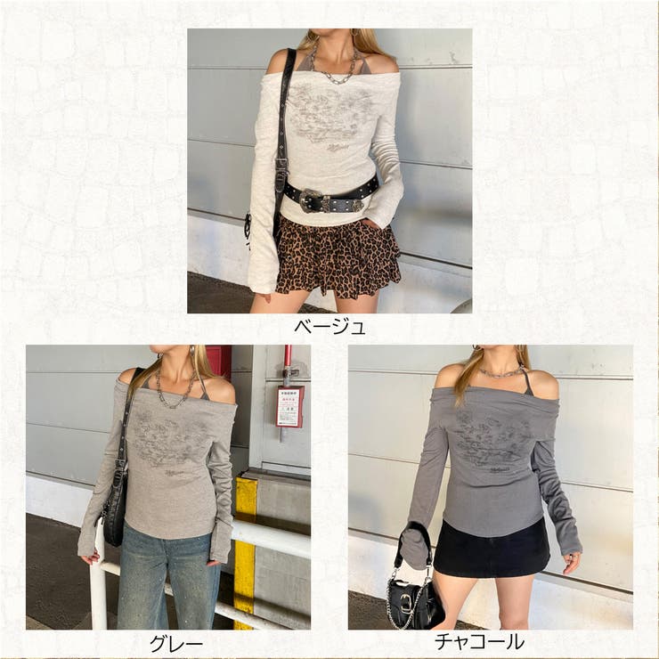 オフショルアンサンブル風トップス | non-hedge  | 詳細画像24 