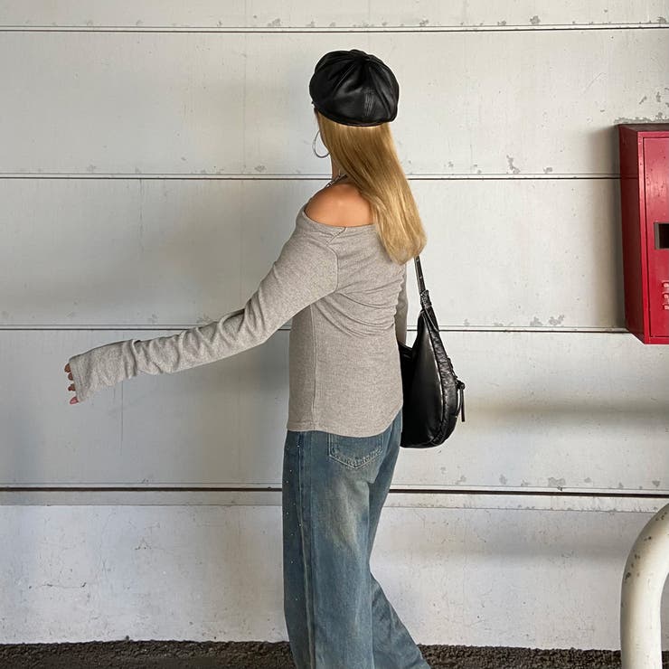 オフショルアンサンブル風トップス | non-hedge  | 詳細画像8 