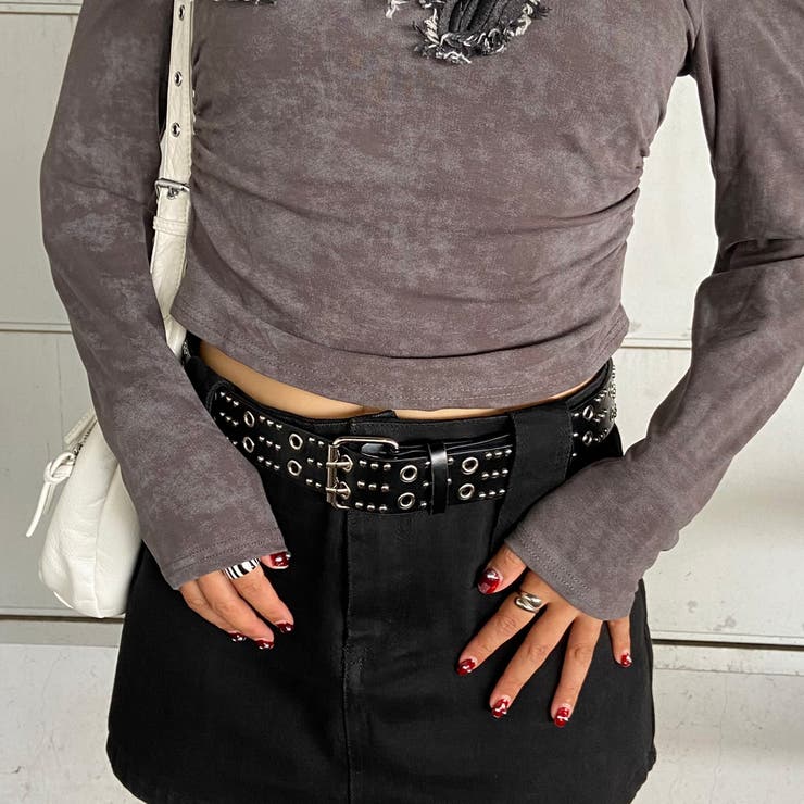 デニムロゴワンショルダーTシャツ | non-hedge  | 詳細画像17 