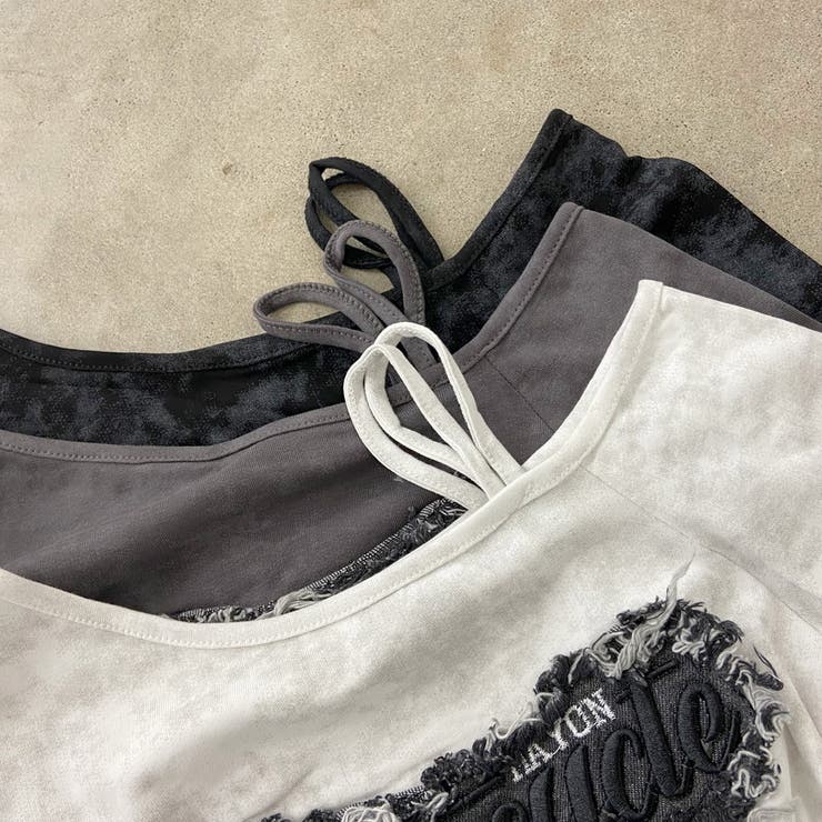 デニムロゴワンショルダーTシャツ | non-hedge  | 詳細画像26 