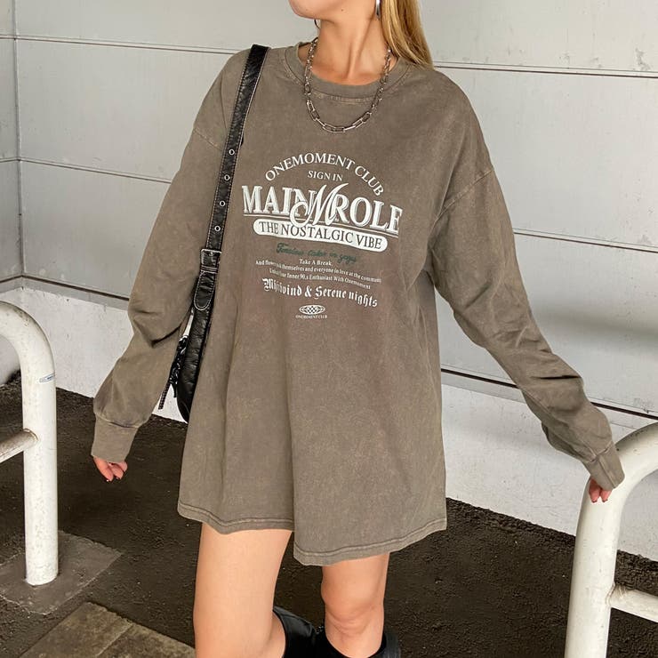 アンティーク風ロゴビッグTシャツ | non-hedge  | 詳細画像1