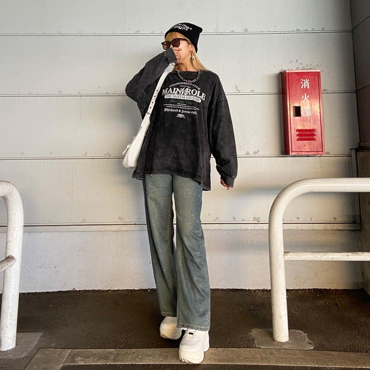 アンティーク風ロゴビッグTシャツ | non-hedge  | 詳細画像9