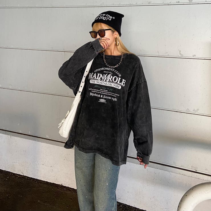 アンティーク風ロゴビッグTシャツ | non-hedge  | 詳細画像10