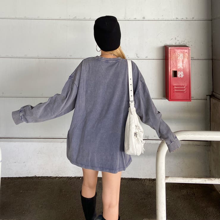 アンティーク風ロゴビッグTシャツ | non-hedge  | 詳細画像16