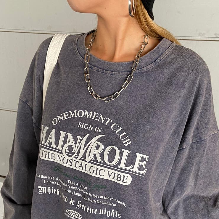 アンティーク風ロゴビッグTシャツ | non-hedge  | 詳細画像17