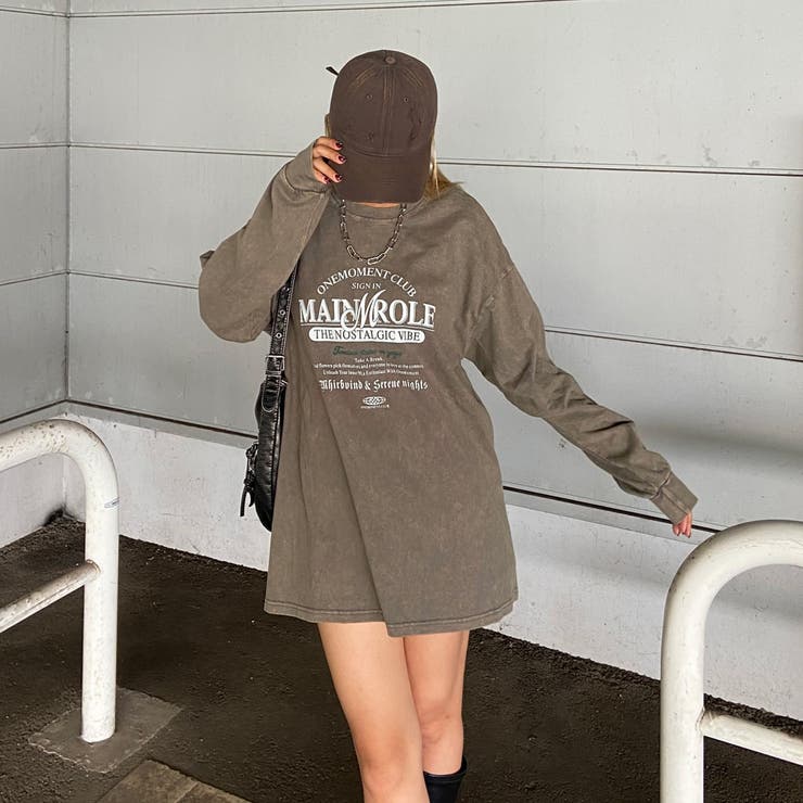 アンティーク風ロゴビッグTシャツ | non-hedge  | 詳細画像3