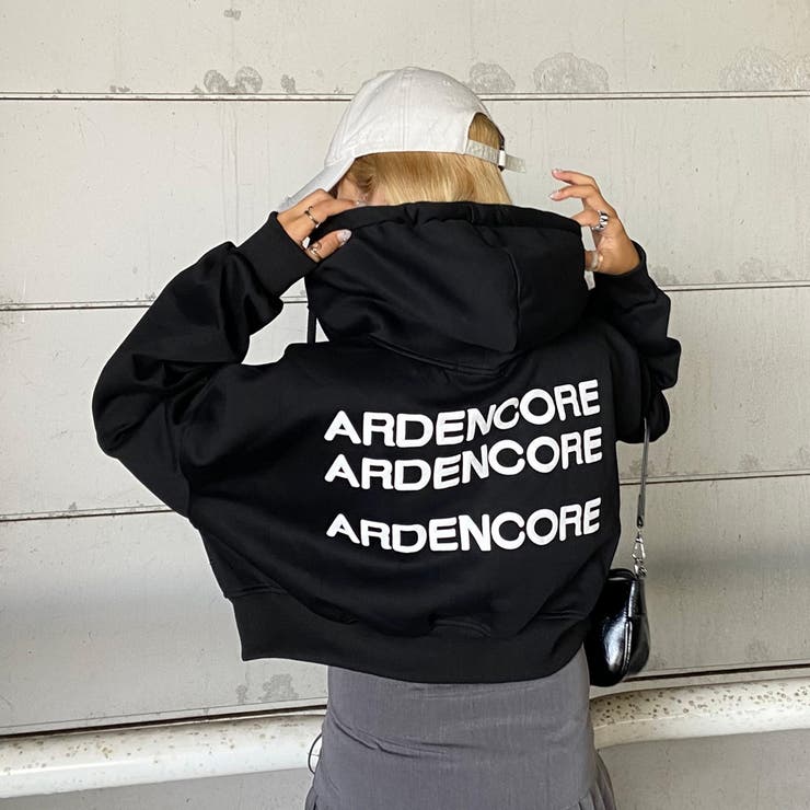 ブラック | バックロゴZIPパーカー | non-hedge 