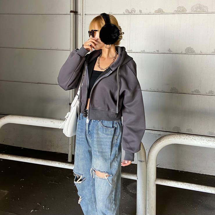 バックロゴZIPパーカー | non-hedge  | 詳細画像13 